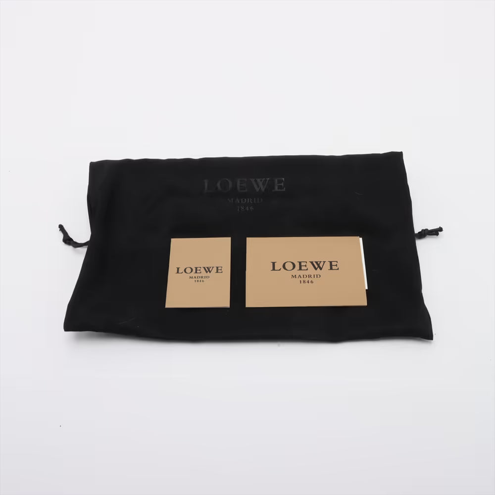 Loewe Amazona 23 Leather Two-Way Handbag Purple