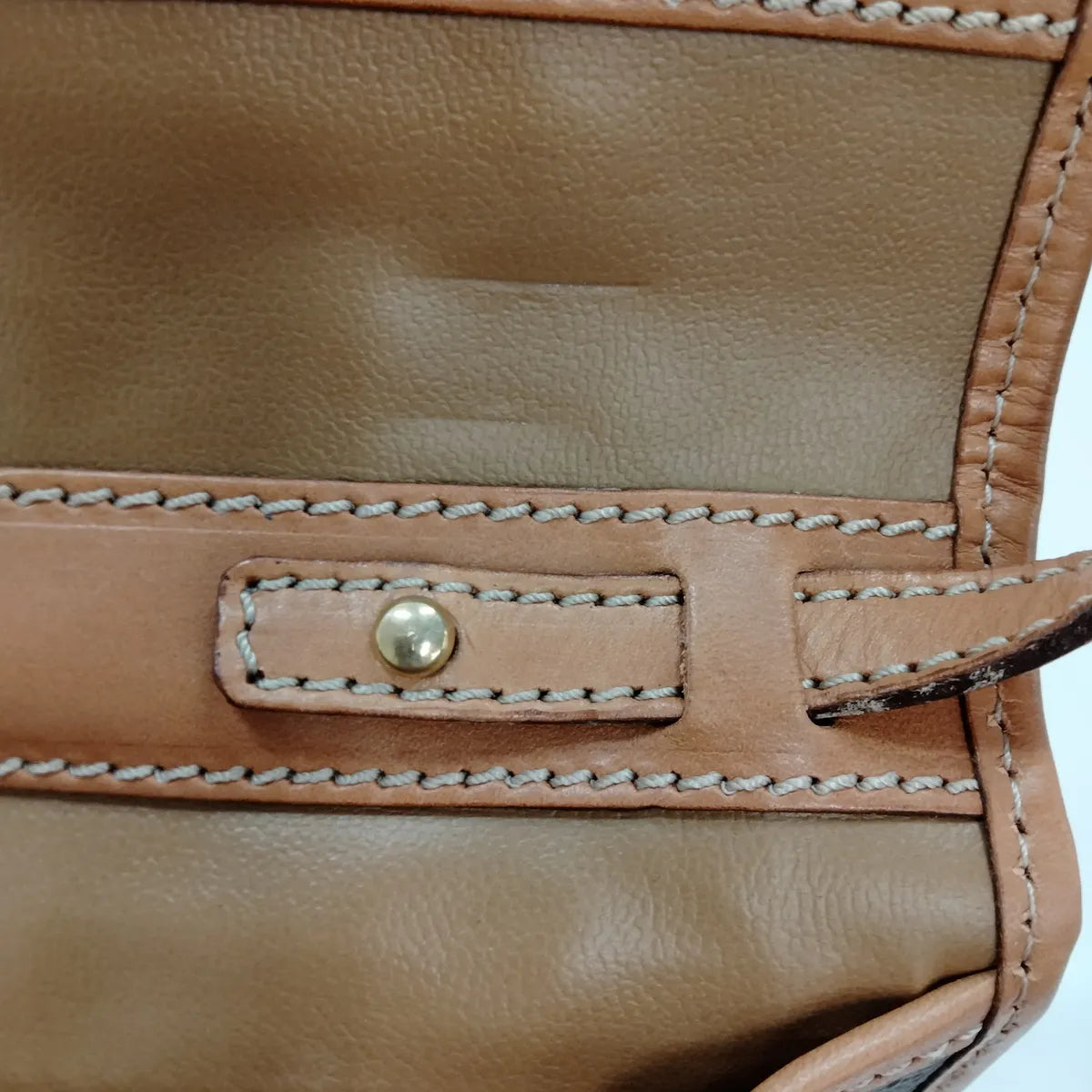 Celine Macadam Triomphe Shoulder Bag Brown