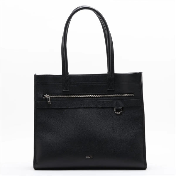 Dior Safari Leather Tote Bag Black