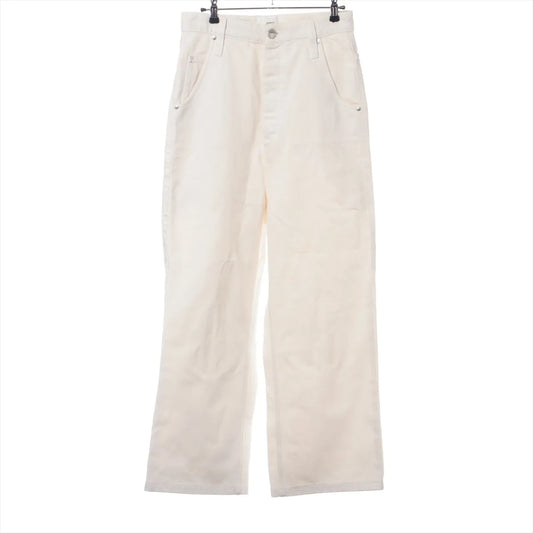 Ami Alexandre Mattiussi Cotton Wide Pants White