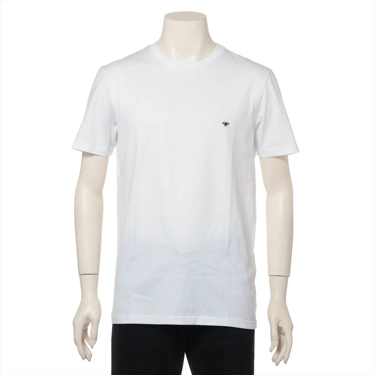 Dior BEE Embroidery Cotton T-shirt White