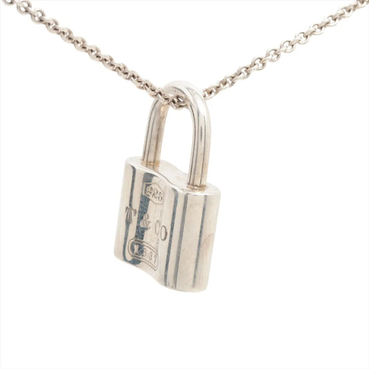 Tiffany & Co. 1837 Lock Pendant Necklace Silver