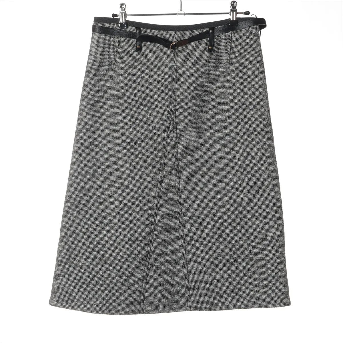 Louis Vuitton Llama x Wool Skirt Gray
