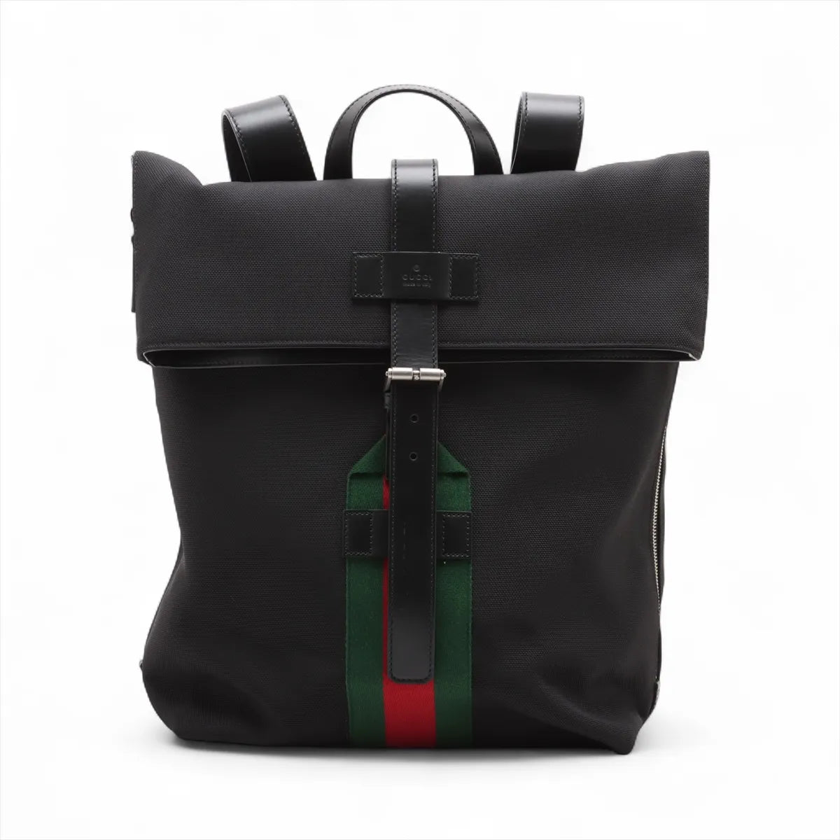 Gucci Web Nylon Backpack Black
