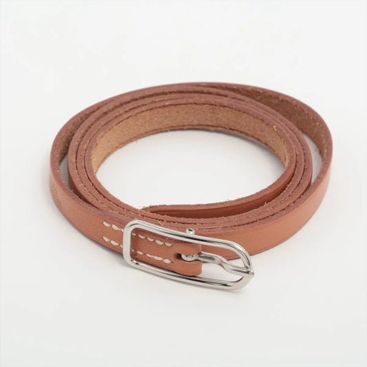 Hermes Api Leather Bracelet Gold