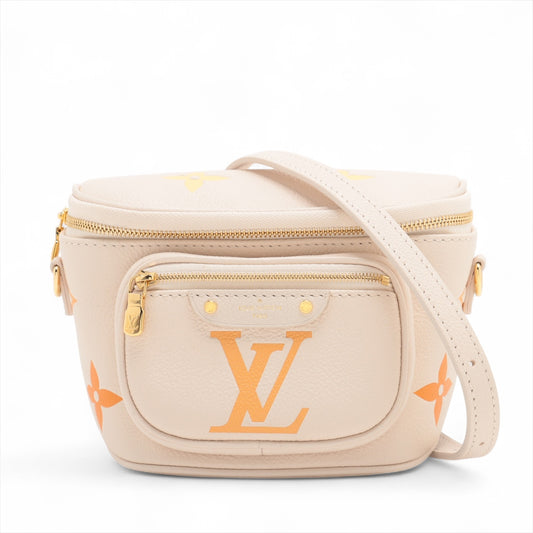 Louis Vuitton Monogram Empreinte Mini Bumbag Cream