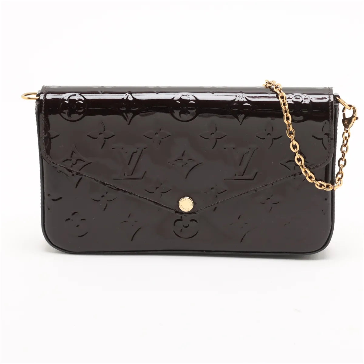 Louis Vuitton Vernis Pochette Félicie Brown