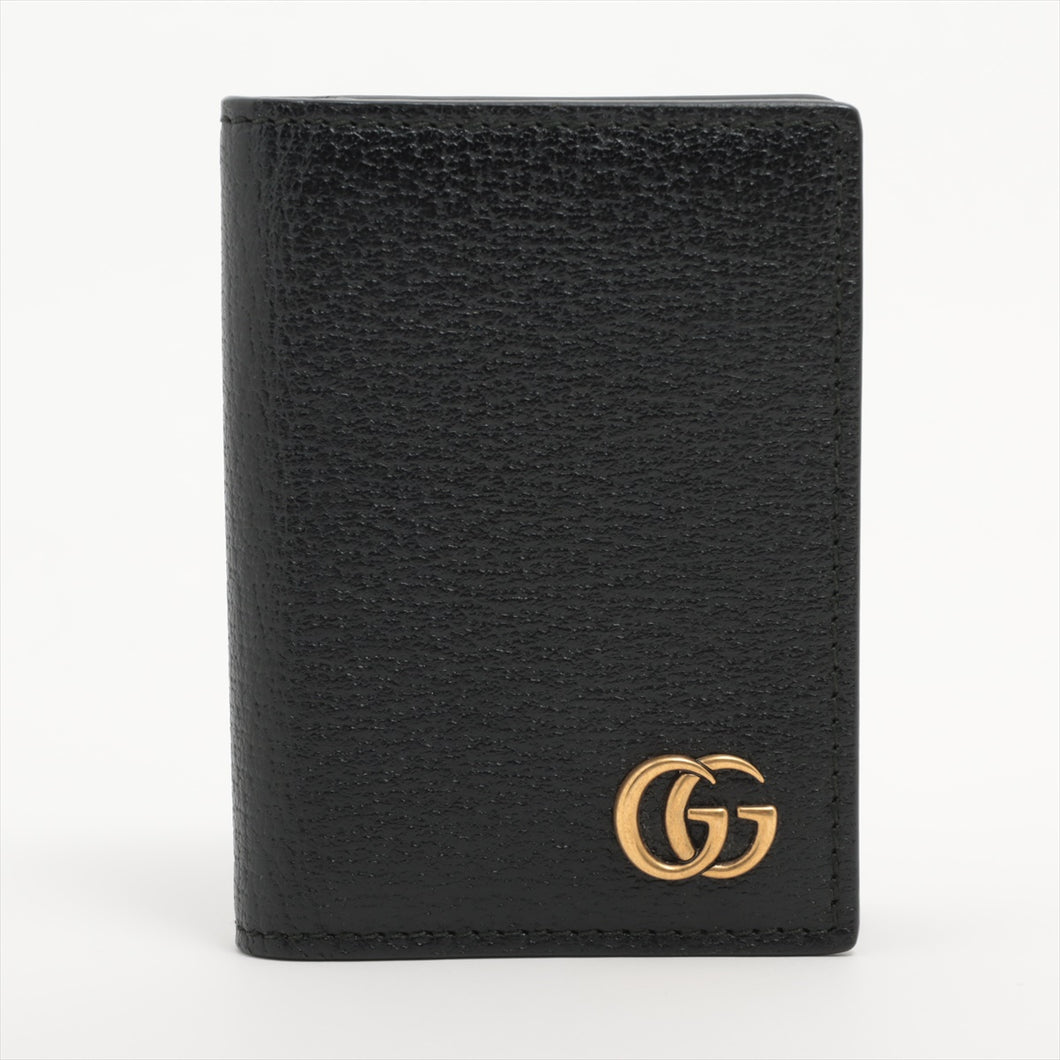 Best Gucci GG Marmont Leather Card Case Black