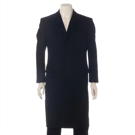 Gianni Versace Cashmere Chester Coat Black