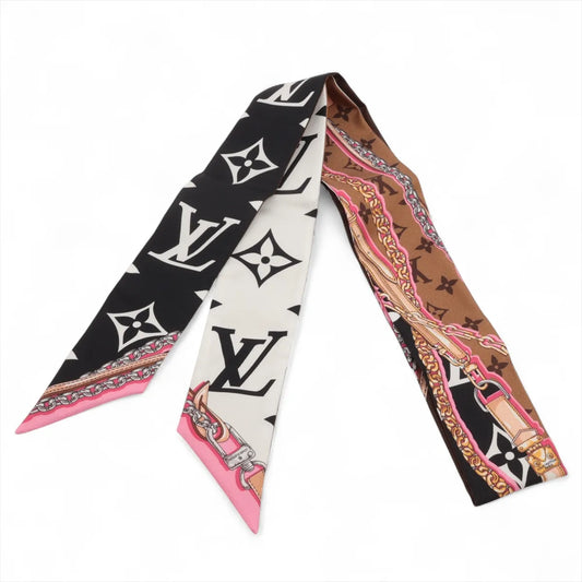 Louis Vuitton Bandeau BB Ultimate Monogram Silk Black × Brown