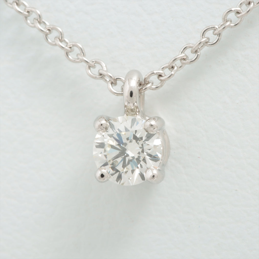 Tiffany & Co. Solitaire Diamond Necklace Platinum