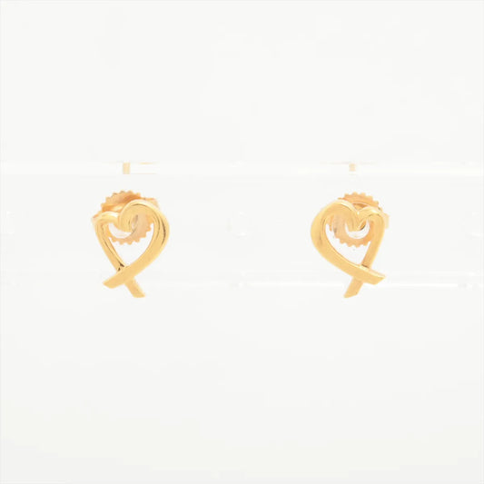 Tiffany & Co. Paloma Picasso Loving Heart Earrings Gold