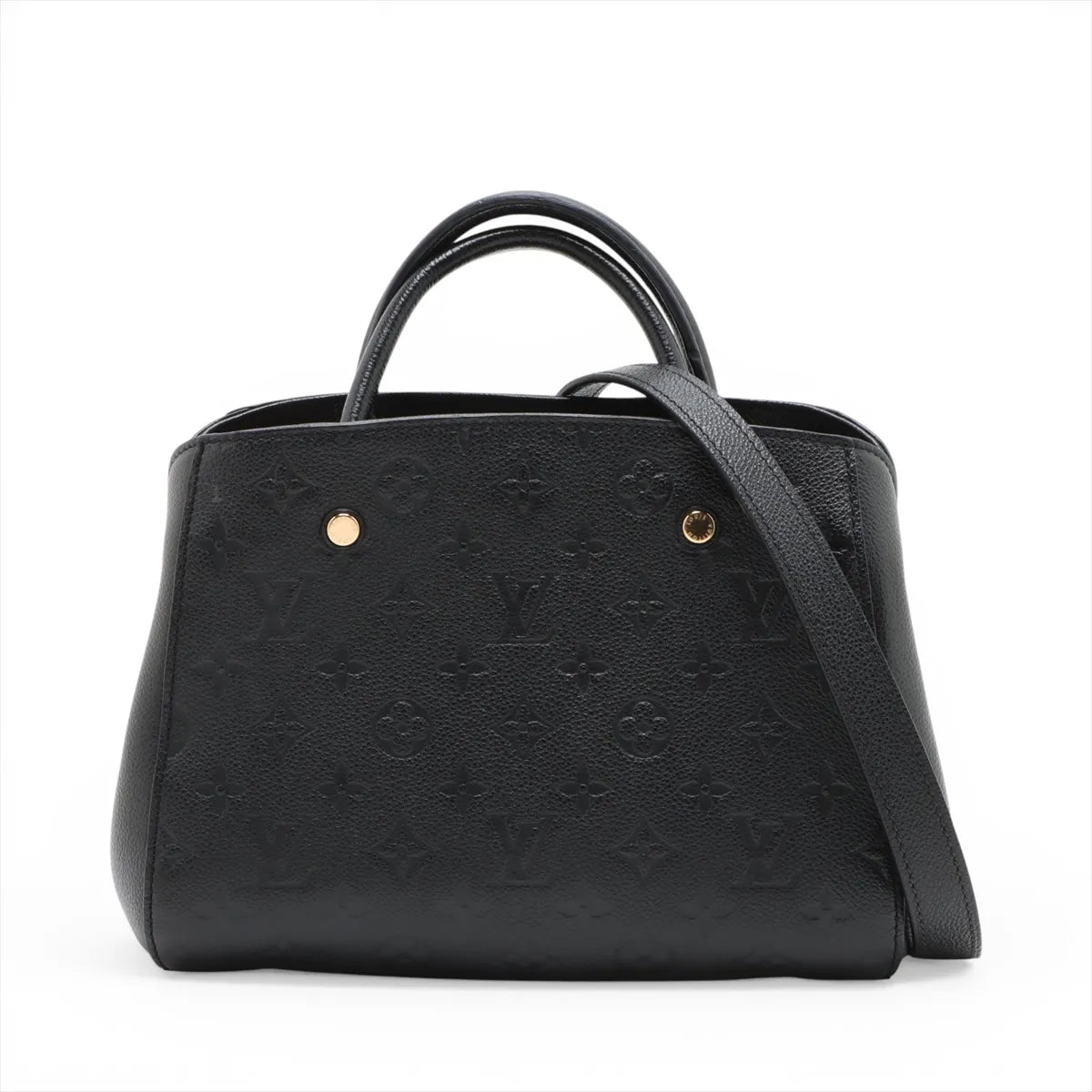 Louis Vuitton Monogram Empreinte Montaigne BB Black