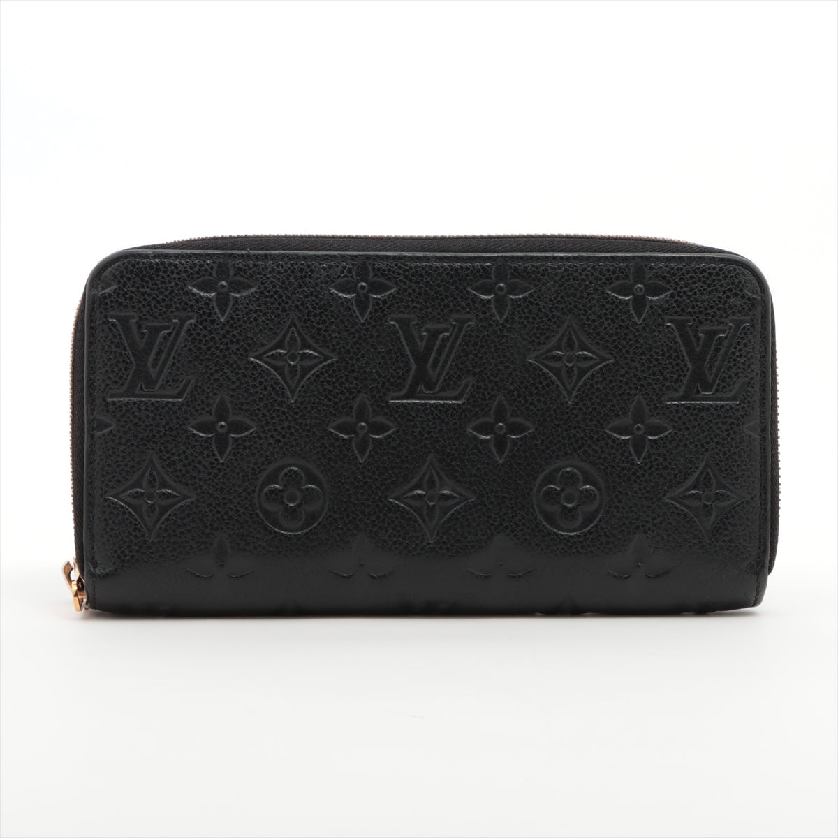 Louis Vuitton Monogram Empreinte Zippy Wallet Black