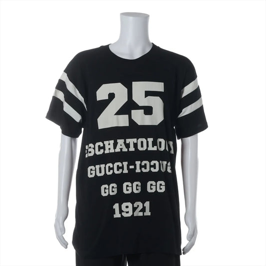 Gucci " 25 Eschatology Gucci - iccuG GG GG GG 1921" Cotton T-shirt Black