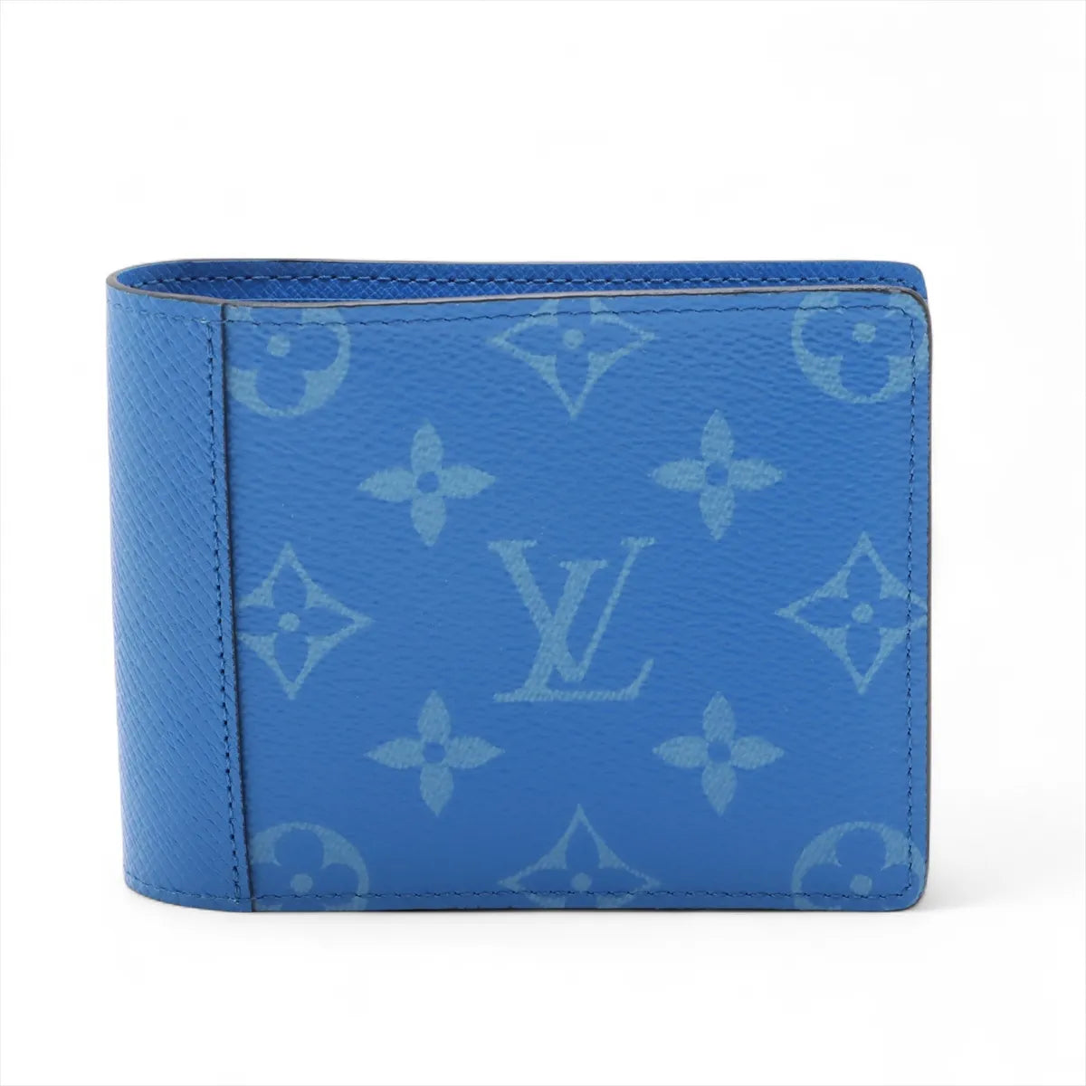 Louis Vuitton Monogram Taigarama Portefeuille Multiple Blue Lagoon