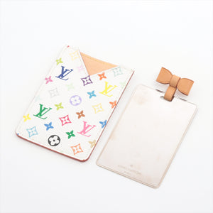 Louis Vuitton Multicolor Etui Mirror Card Case White