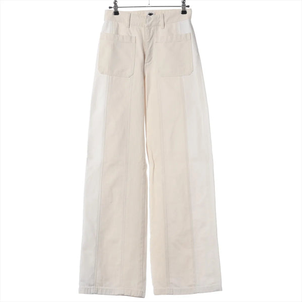 Christian Dior Cotton Denim Pants White