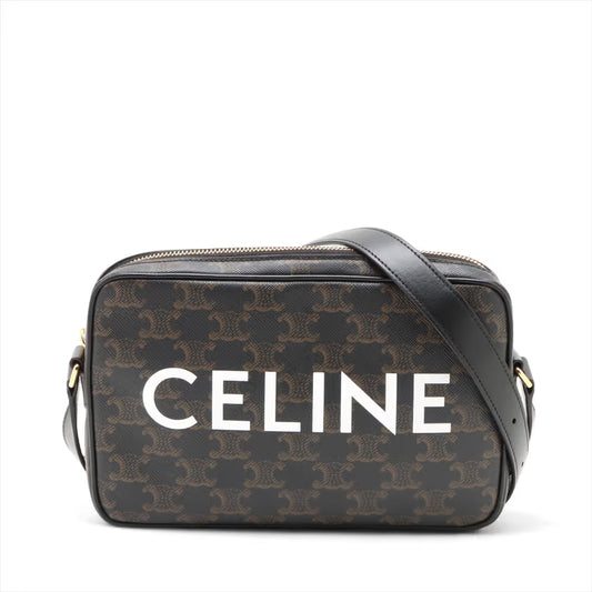 Celine Triomphe Medium Messenger Bag Black