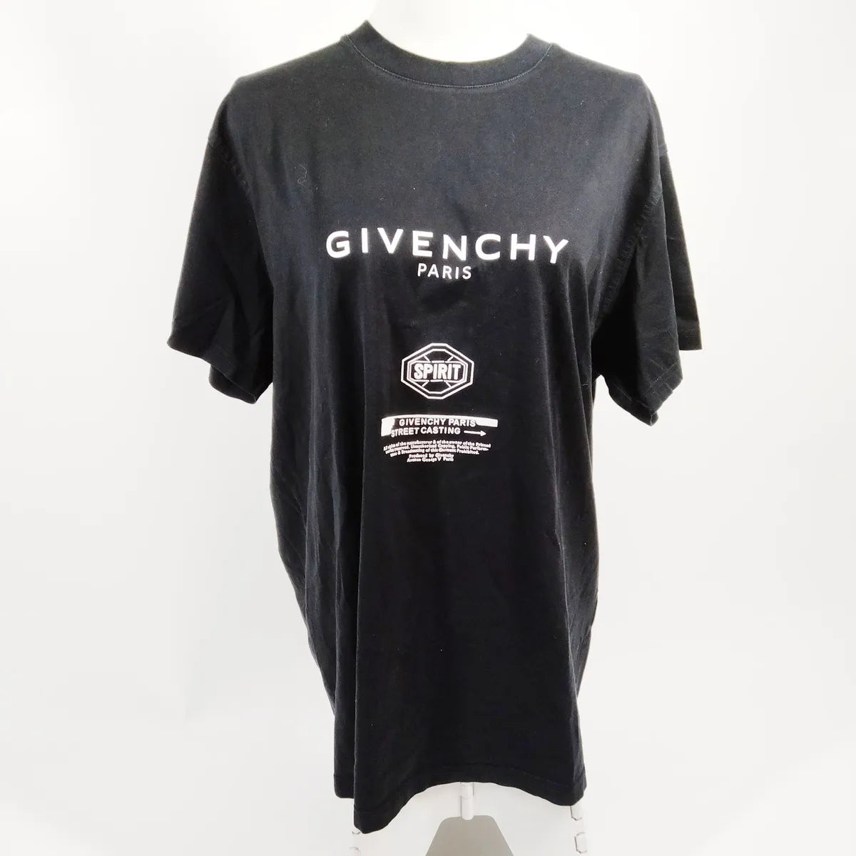 Givenchy Cotton Crew Neck T-Shirt Black