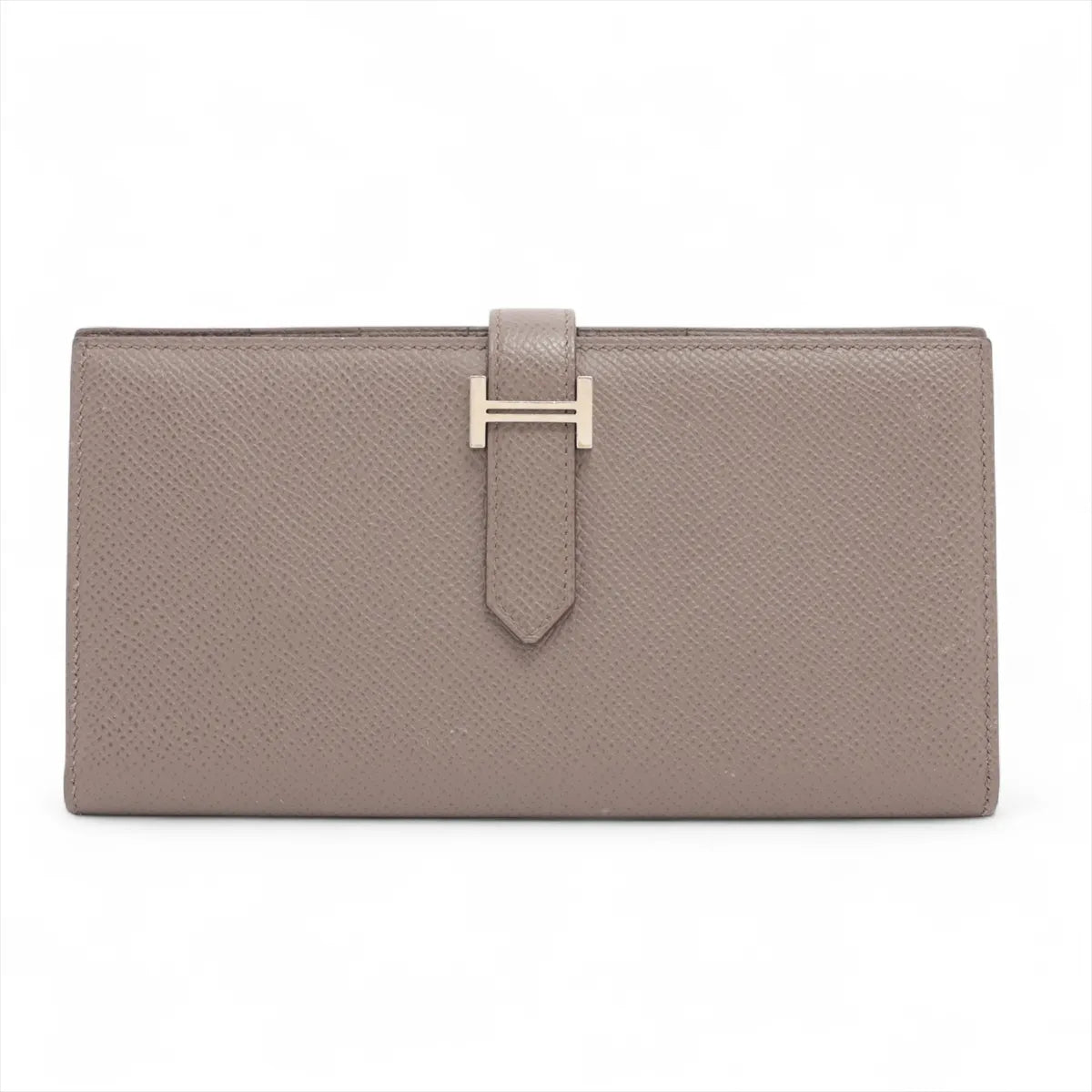 Hermes Bearn Soufflet Veau Epsom Long Wallet Etoupe