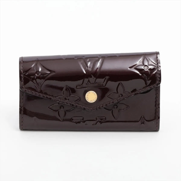 Louis Vuitton Monogram Vernis Key Case Amarante