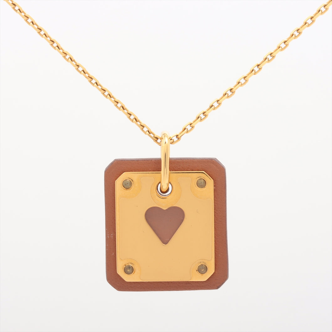 Hermès As de Coeur Pendant Necklace