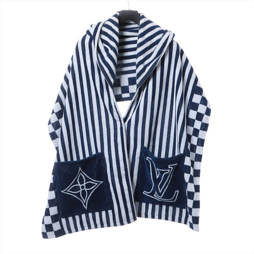 Louis Vuitton LV Graphical Cotton Towel Stripe Blue x White
