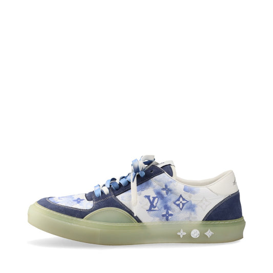 Louis Vuitton Ollie Low-top Watercolor Monogram Sneaker Blue