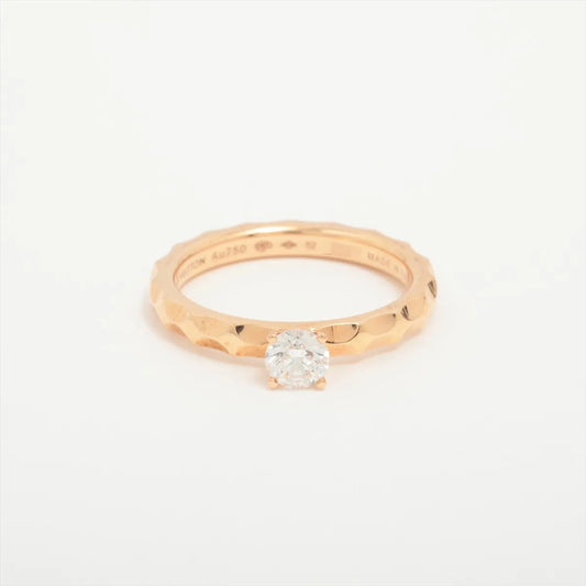 Louis Vuitton Solitaire Monogram Infini Diamond Ring Rose Gold