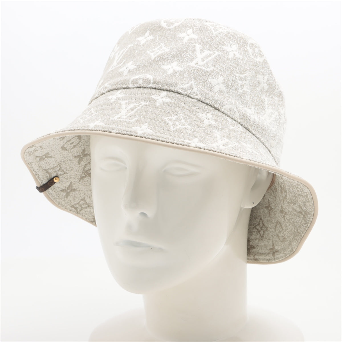 Louis Vuitton  Monogram Jacquard Denim Bucket Hat Greige