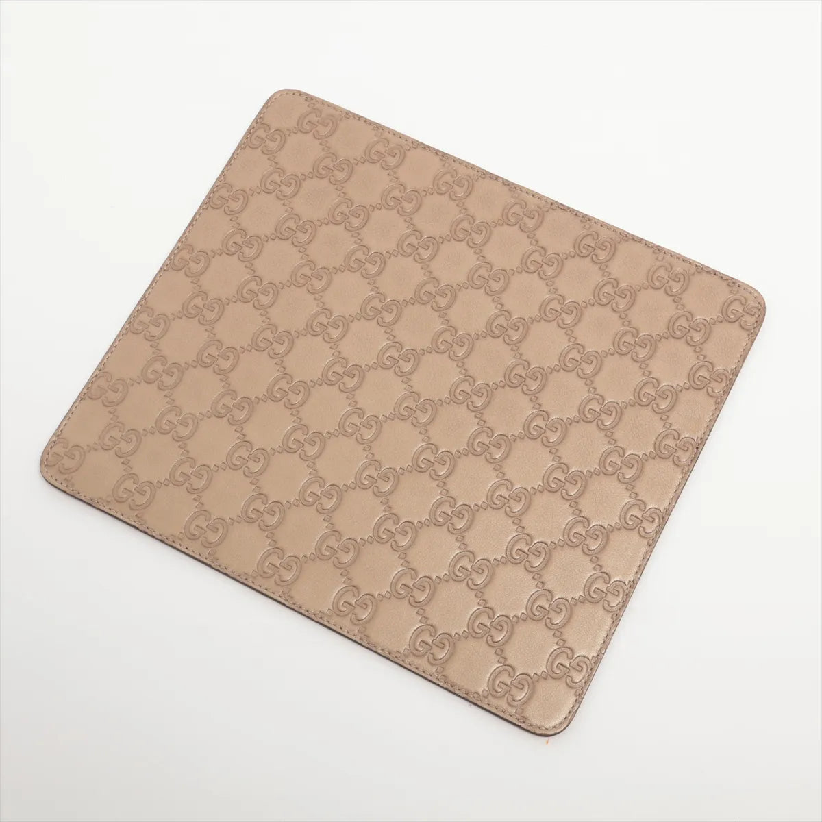 Gucci Guccissima Leather Mouse Pad Bronze