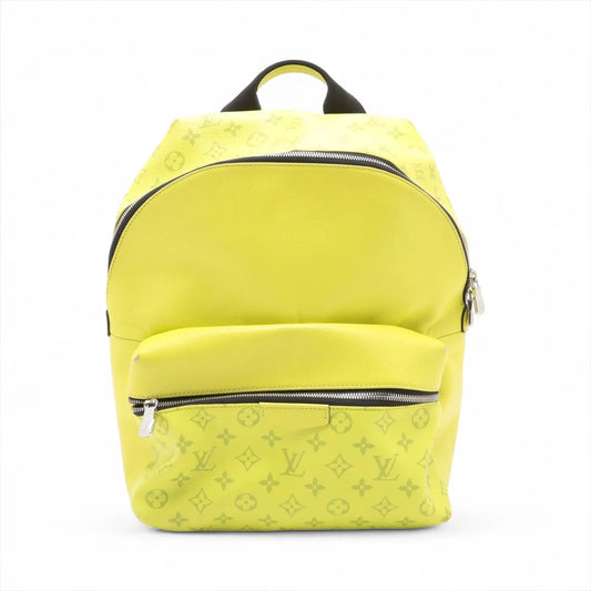 Louis Vuitton Monogram Taigarama Discovery Backpack Yellow