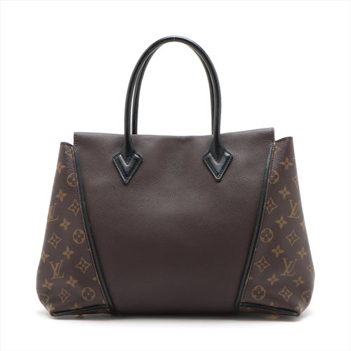 #1 Louis Vuitton Monogram W Tote Bag Brown