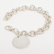 Load image into Gallery viewer, Tiffany &amp; Co. Round Tag Bracelet Silver