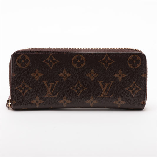 Louis Vuitton Monogram Clemence Long Wallet Fuchsia