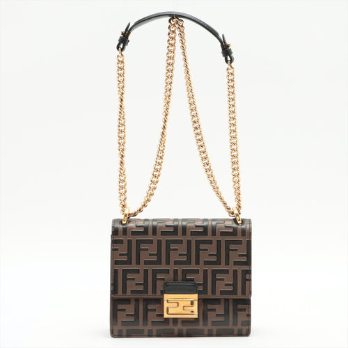 Fendi Kan U Zucca Shoulder Bag