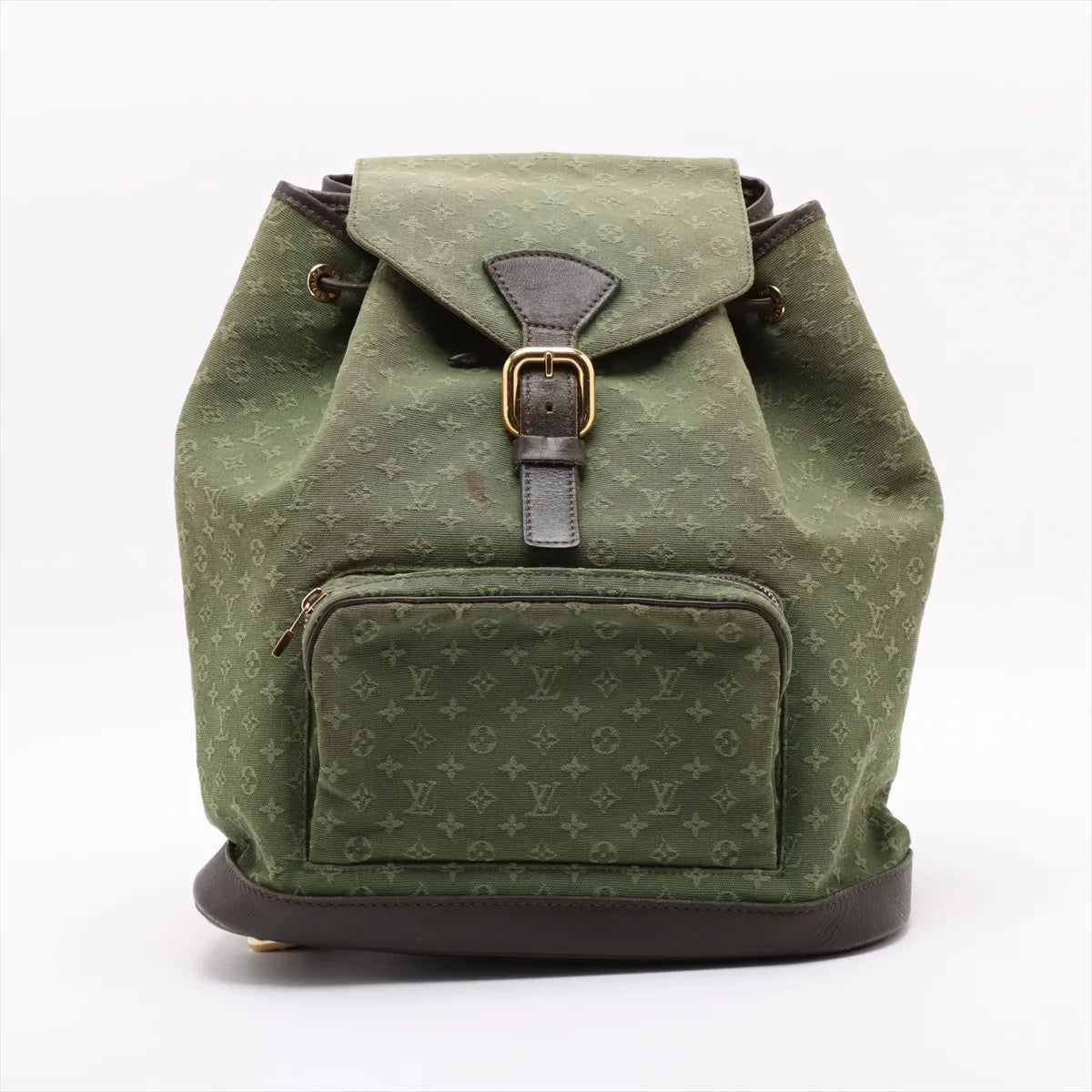 Louis Vuitton Monogram Mini Lin Montsouris GM Army Green