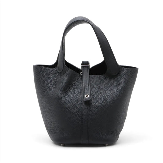 Hermes Picotin Lock 18 PM Taurillon Clemence Black