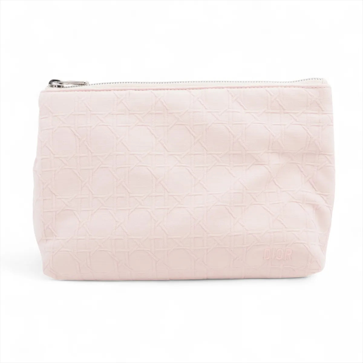 Christian Dior Cannage Cotton Pouch Pink