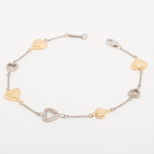 Tiffany & Co. Multicolor Heart Charm Bracelet