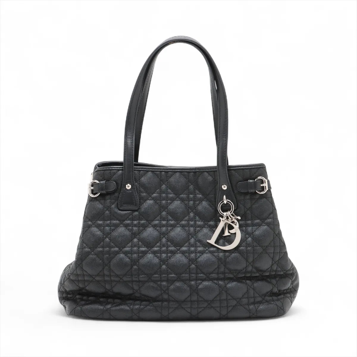 Christian Dior Cannage Panarea Tote Bag Black