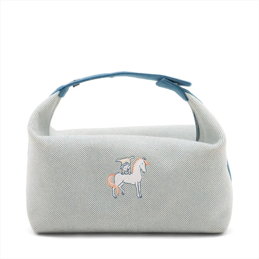 Hermès Bride A Brac GM White x Blue