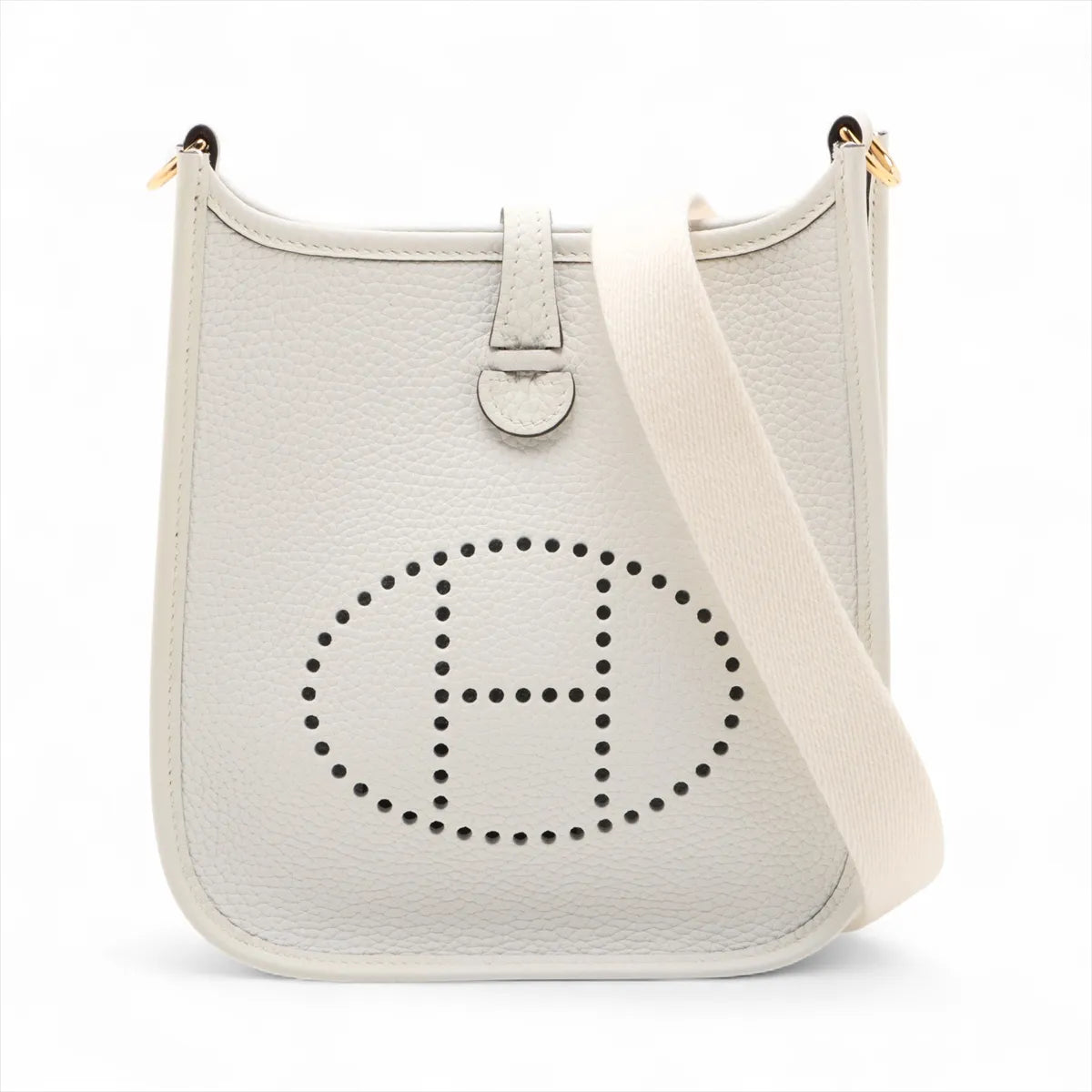 Hermes Evelyne 16 TPM Amazon Taurillon Clemence New White