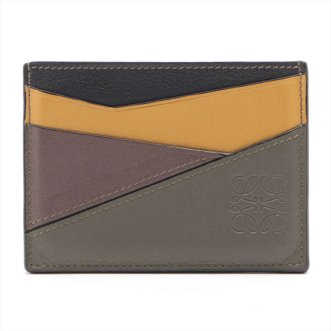 Loewe Anagram Leather Card Case Multicolor