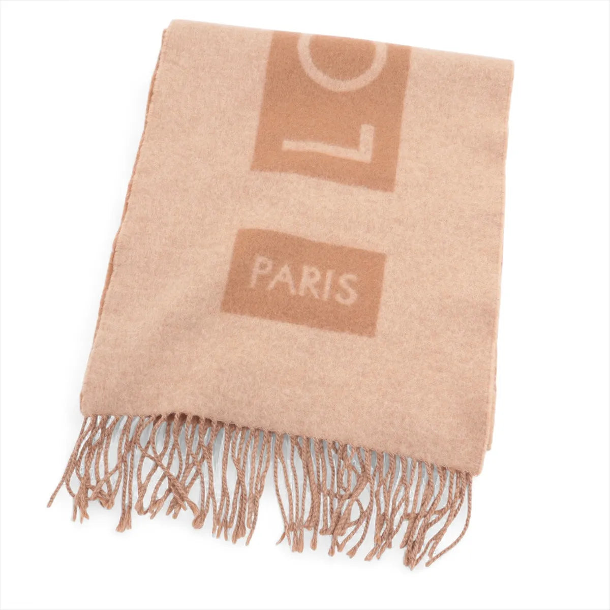 Louis Vuitton Echarpe Baroda Cashmere Scarf Brown x Beige