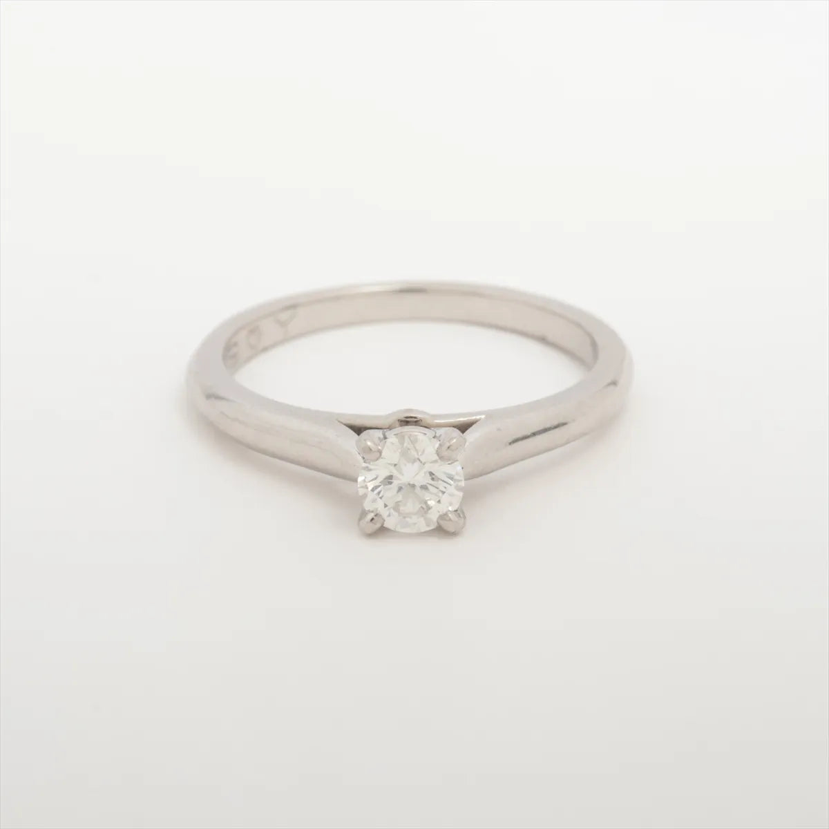 Cartier Solitaire 1895 Diamond Ring Platinum