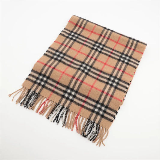 Burberry Nova Check Cashmere Scarf Beige