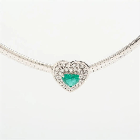 Emerald Heart Diamond Necklace