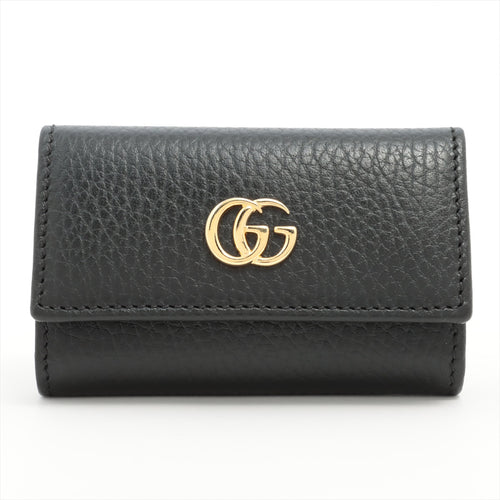 Gucci GG Marmont Leather Key Case Black